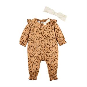 mudpie - Spotted Fawn One-Piece & Headband Set