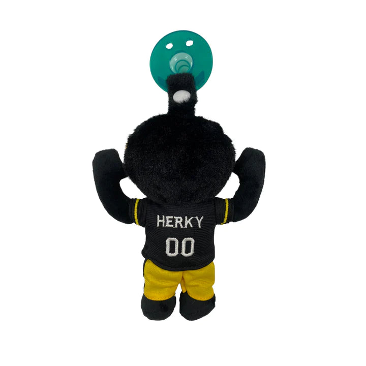 University of Iowa - Herky The Hawk Mascot Pacifier