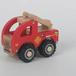 Fire Truck Wooden Toy