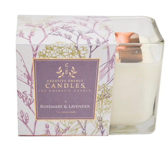 Rosemary & Lavender: 2-in-1 Soy Lotion Candle Large 10 oz