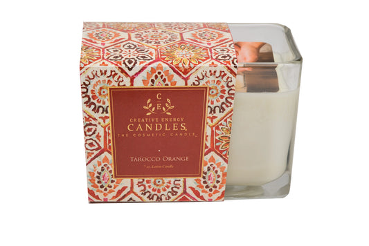 Tarocco Orange: 2-in-1 Soy Lotion Candle 6 oz.