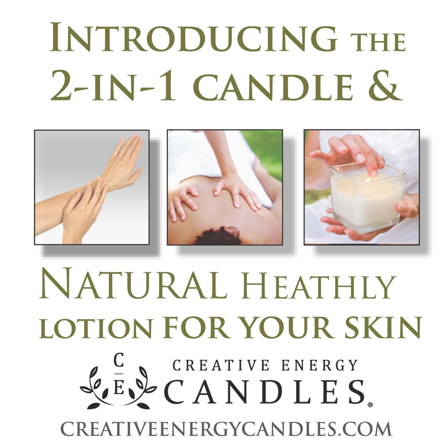 White Tea & Violet: 2-in-1 Soy Lotion Candle 6 oz