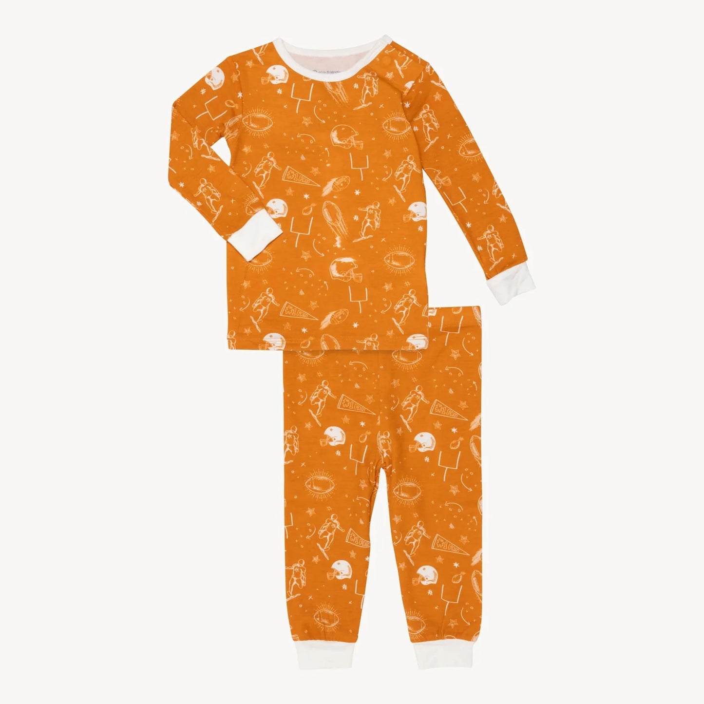 Orange Game Day Magnetic PJ Set