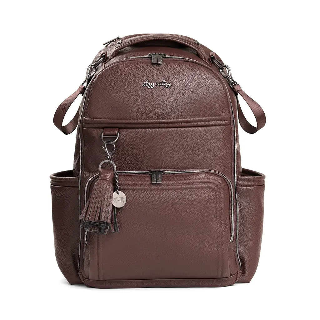 baby bag backpack leather Itzy Ritzy Boss Plus Backpack Diaper Bag