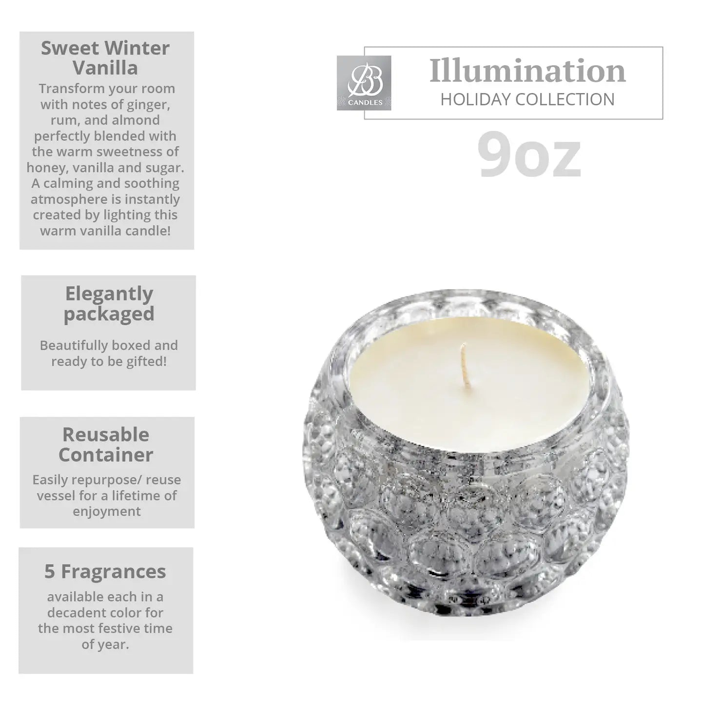 Bb Illumination Holiday Collection-9oz-Sweet Winter Vanilla