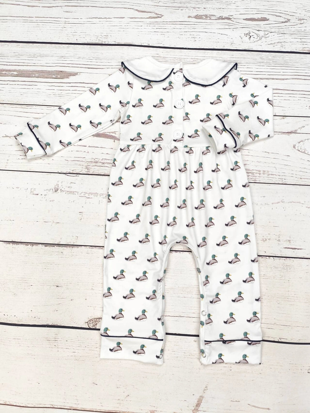 Baby Duck Print Romper