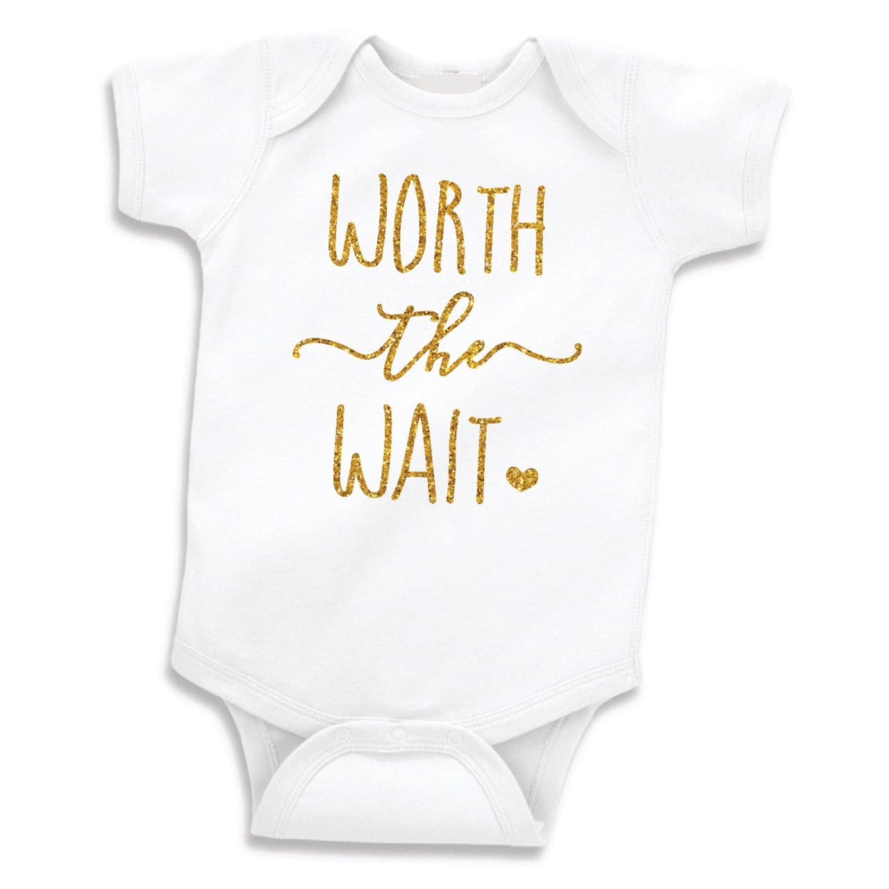 Worth the Wait, Baby Announcement Onesie