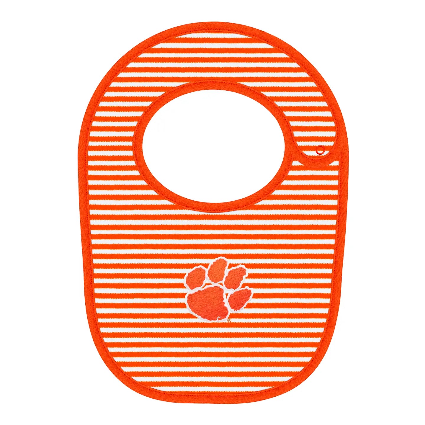 Clemson Tigers Newborn Striped Bib
