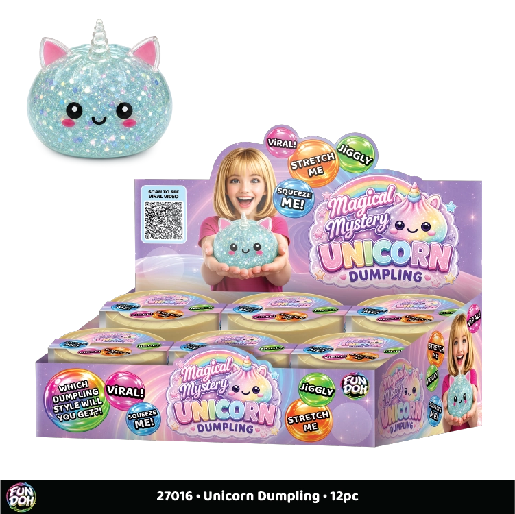 Fun Doh Unicorn Mystery Dumpling Squishy Toy