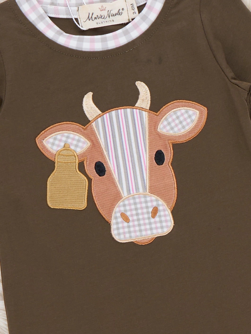 Cattle Ranch Layered Sleeve Romper