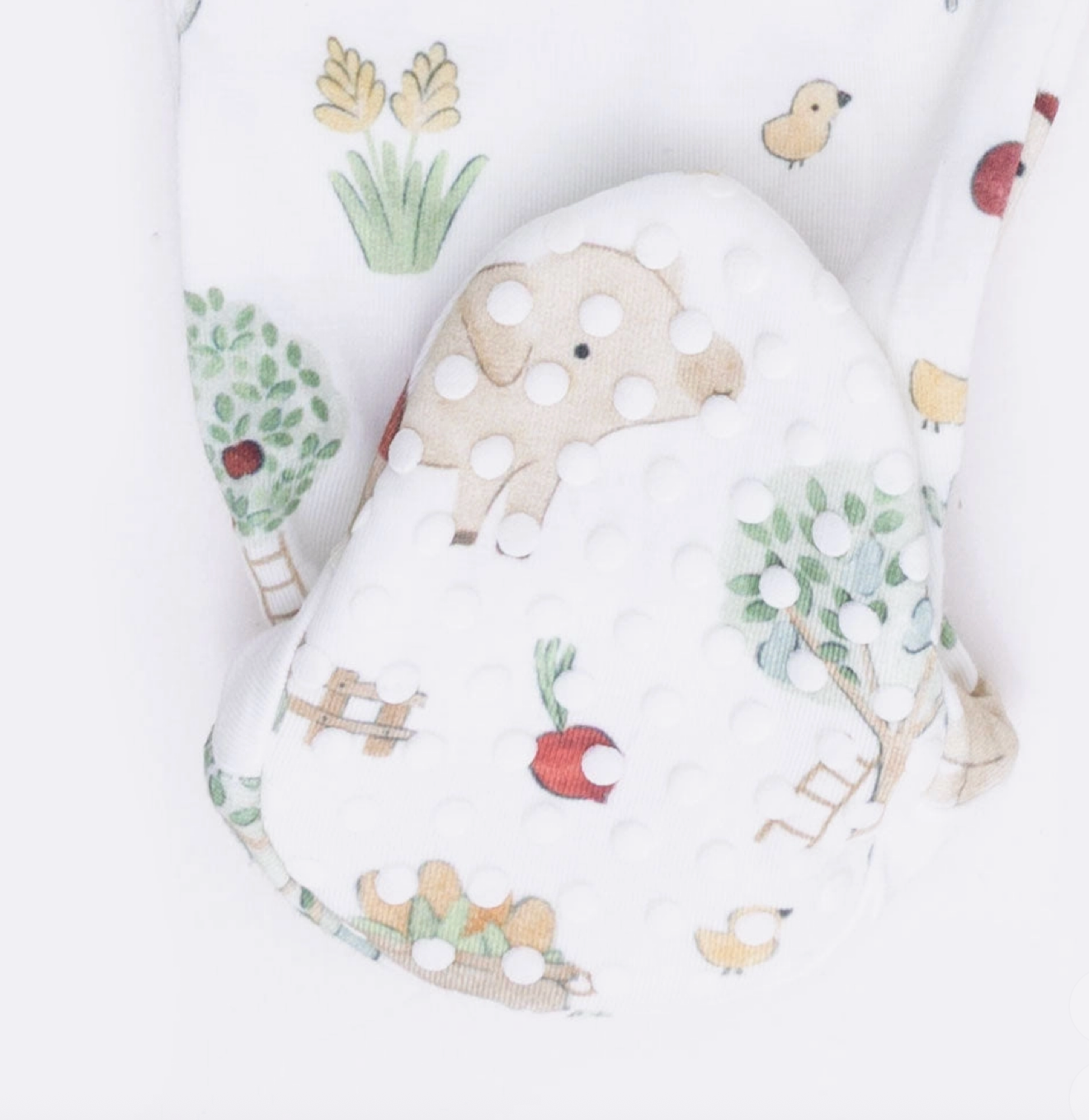 Cute Farm Animals Uni 2 Way Zipper Footie