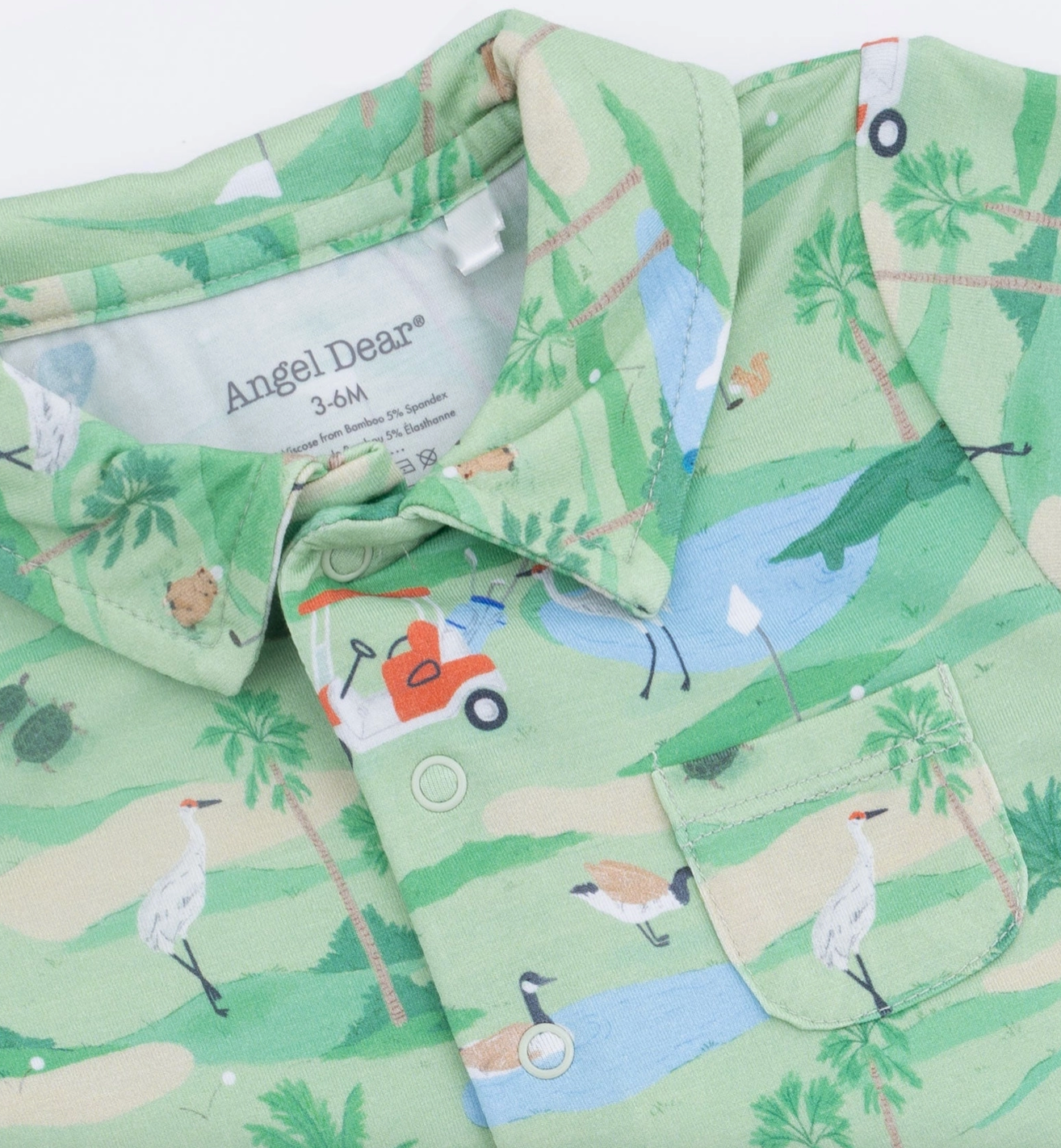 Golf Oasis Animals Polo Shortie