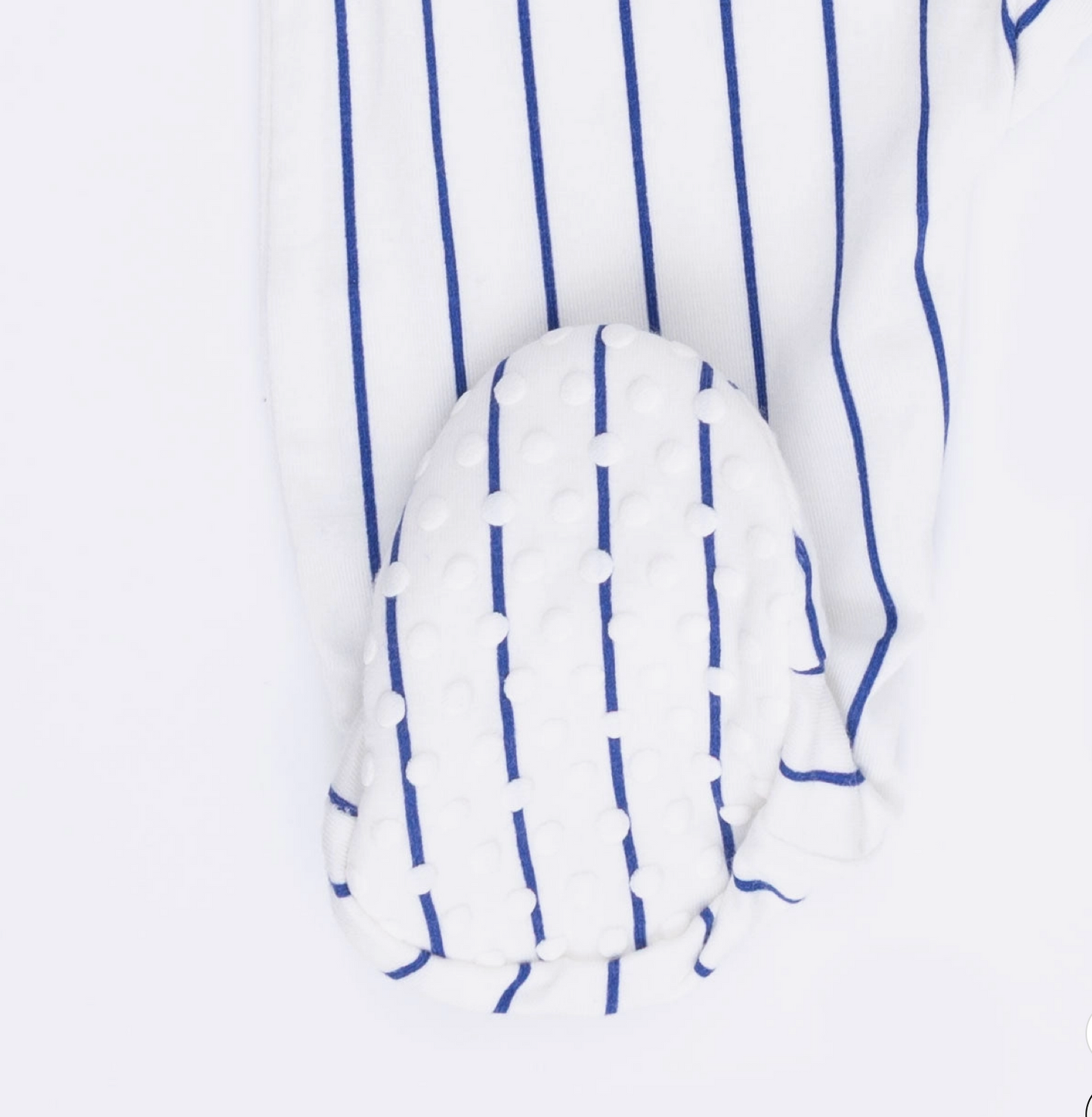 Baseball Stripe - 2 Way Zipper Footie