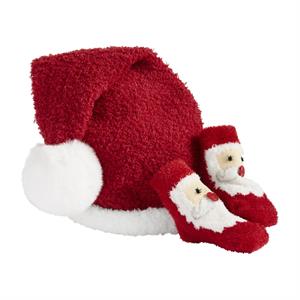 Mudpie - Santa Hat & Sock Set