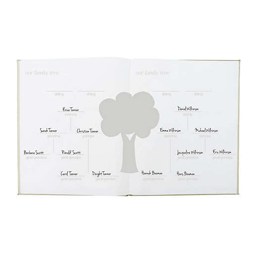 Pearhead Ivory Linen Baby Memory Book