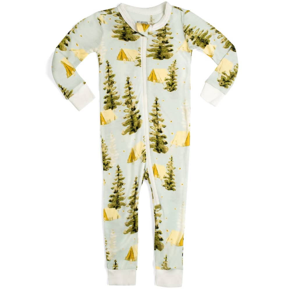 Milkbarn Bamboo Camper Zipper Pajama
