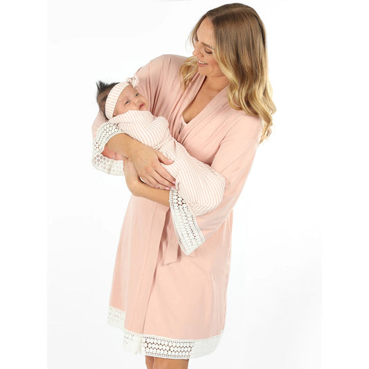 Angel Maternity Australia - Grace Robe + Nightie Dress + Free Baby Blanket Wrap