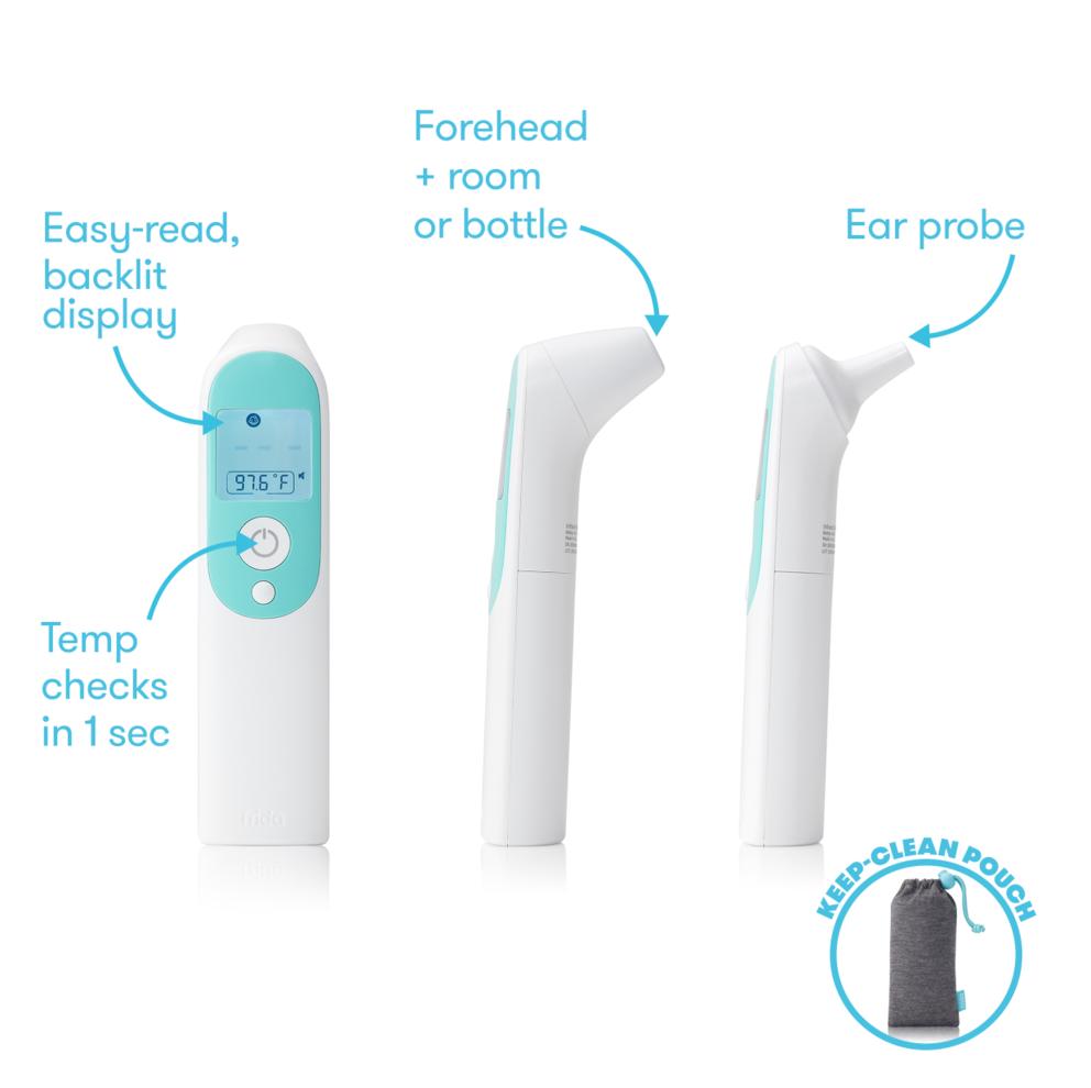 Frida Baby 3-in-1 Ear, Forehead & Touchless Thermometer