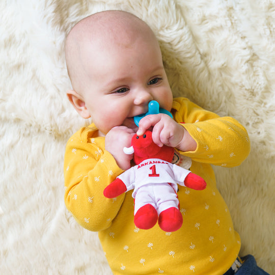 University Of Arkansas Big Red Mascot Pacifier
