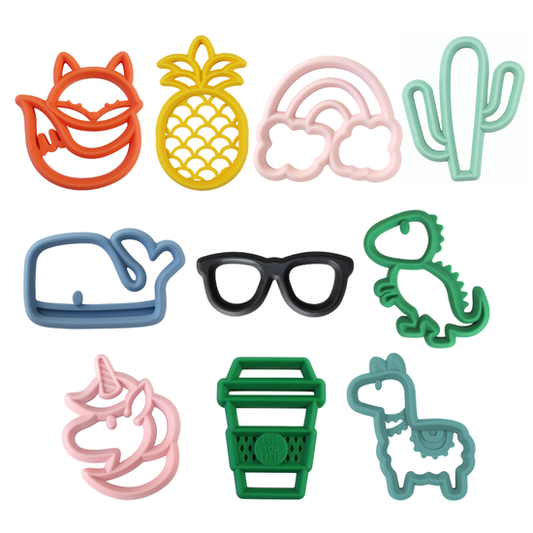 itzy ritzy Chew Crew Silicome Baby Teethers