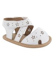 Baby Deer white strap sandal