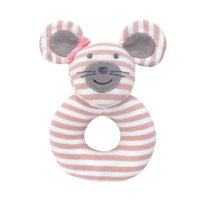 Organic Farm Buddies Ballerina Mouse teething rattle