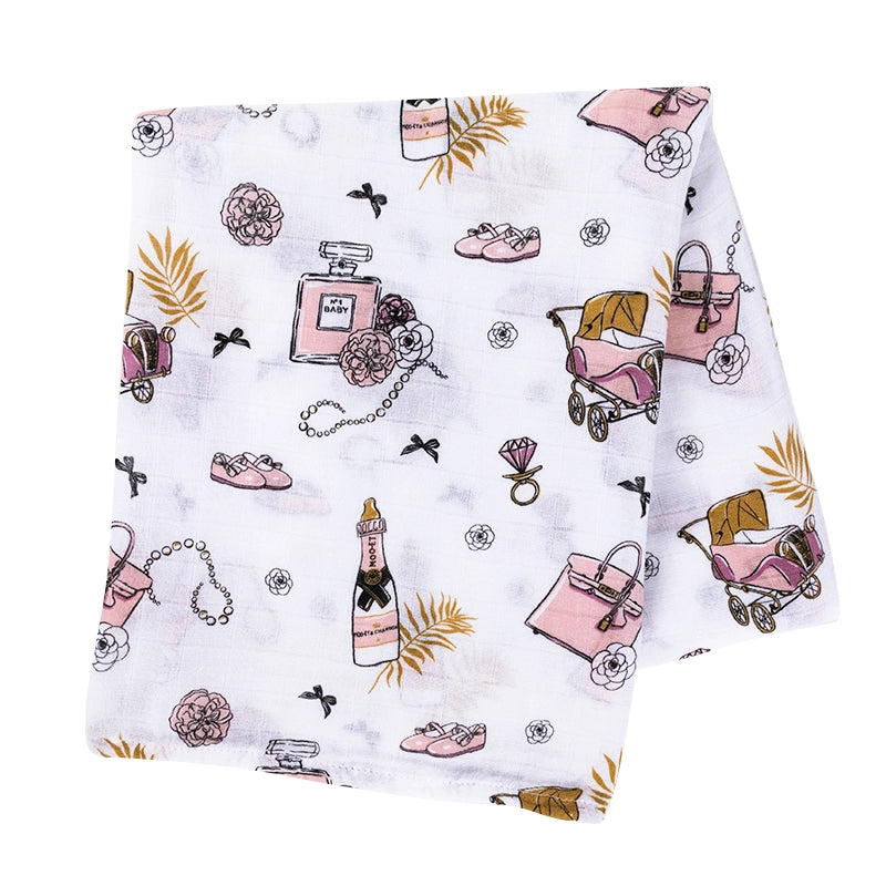 Little Hometown Champagne Dreams Swaddle (Girls)