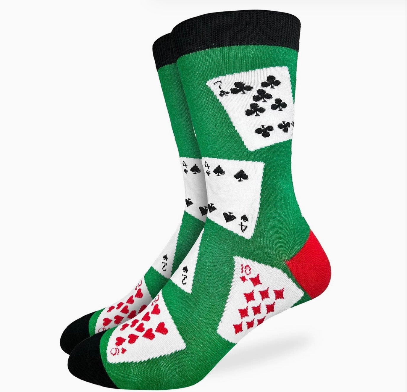 Men's Card Socks Size 7-12