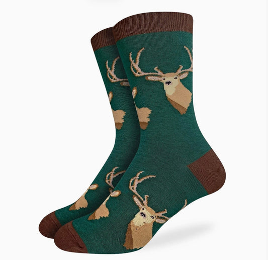 Men's Deer Heads Socks Size 7-12