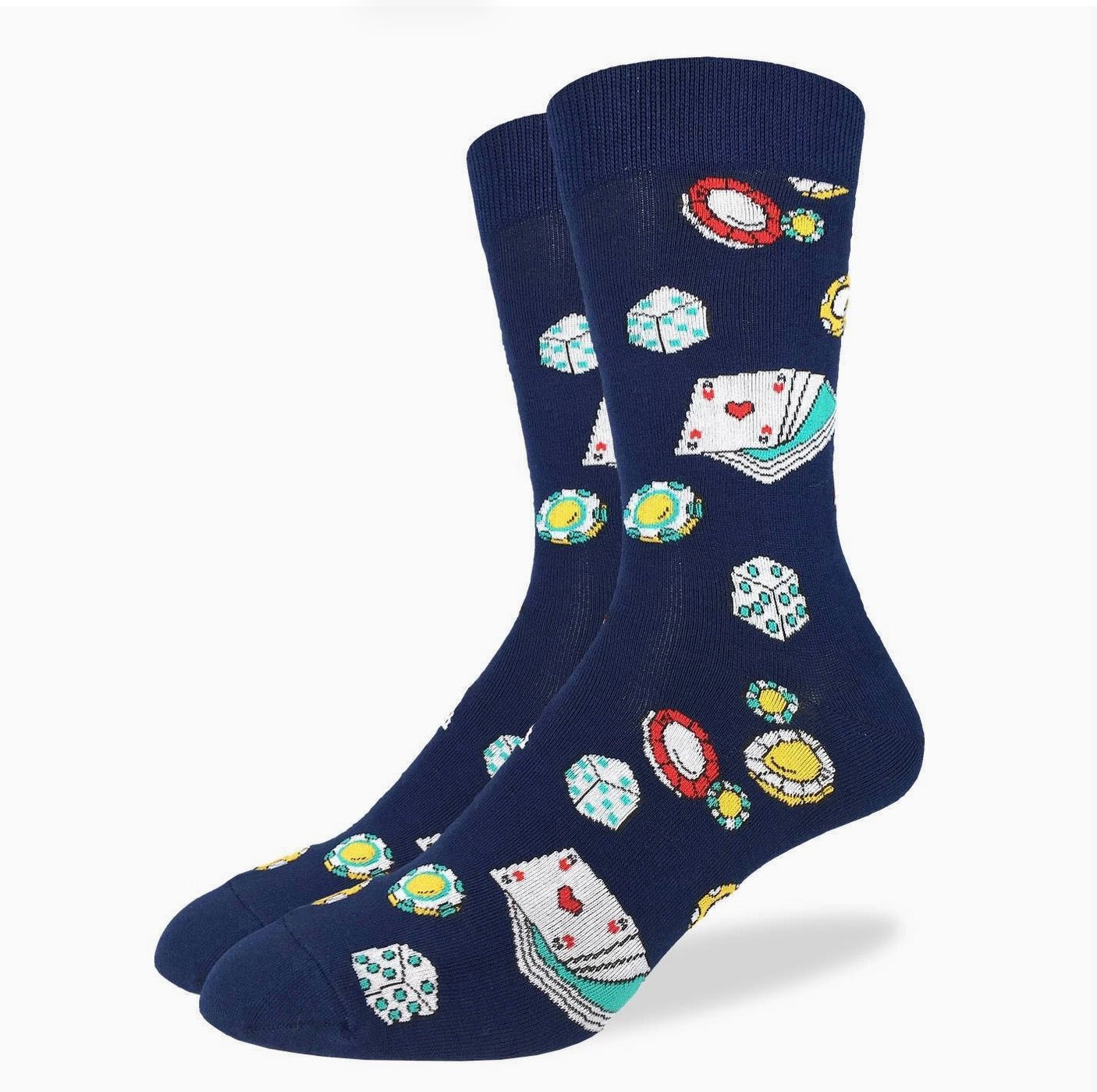 Men's Casino Socks Size 7-12