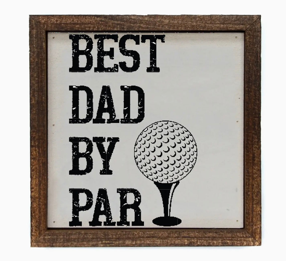 Best Dad By Par Fathers Day Gifts - Golf Gift