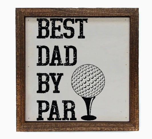 Best Dad By Par Fathers Day Gifts - Golf Gift