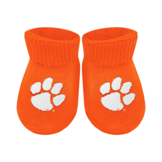 Clemson Tigers Newborn Bootie Sock