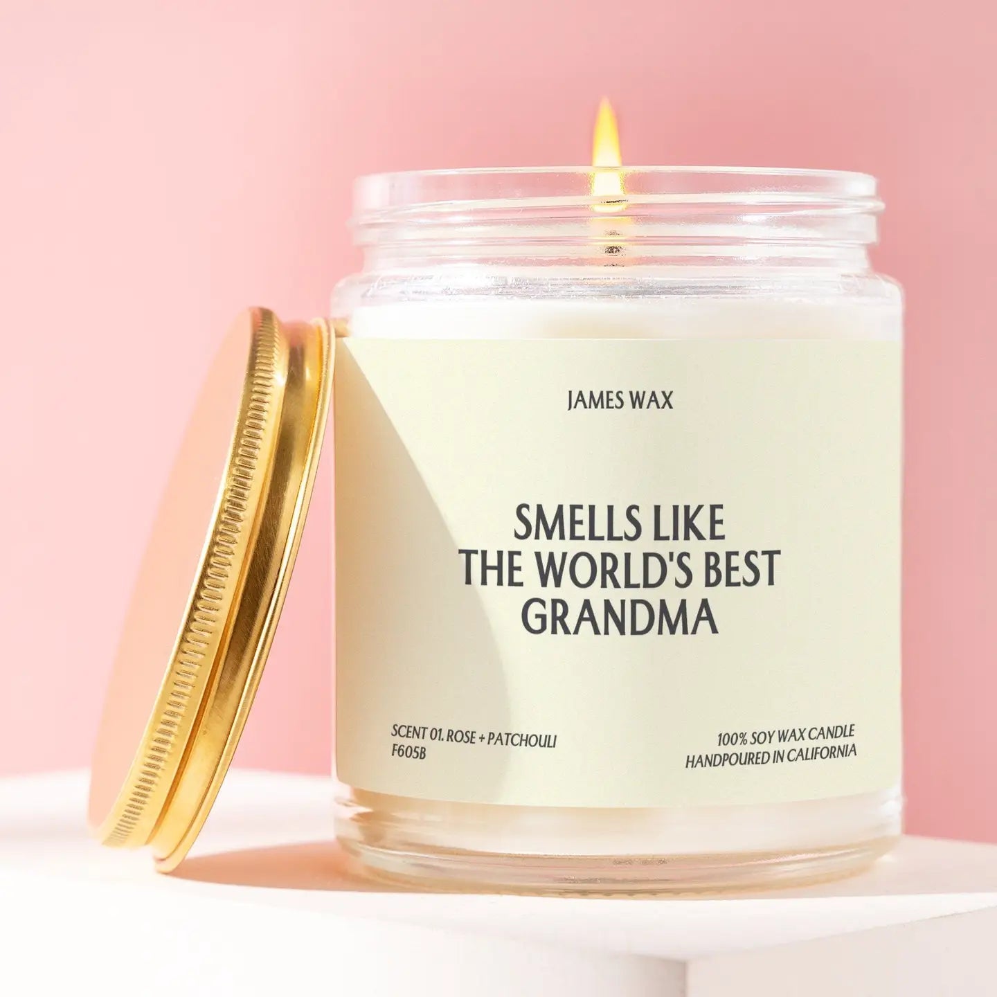 Grandma Gift Smells Like World's Best Grandma Candle Best Grandma Gifts Family Matriarch Gift For Grandmas White Tea + Jasmine