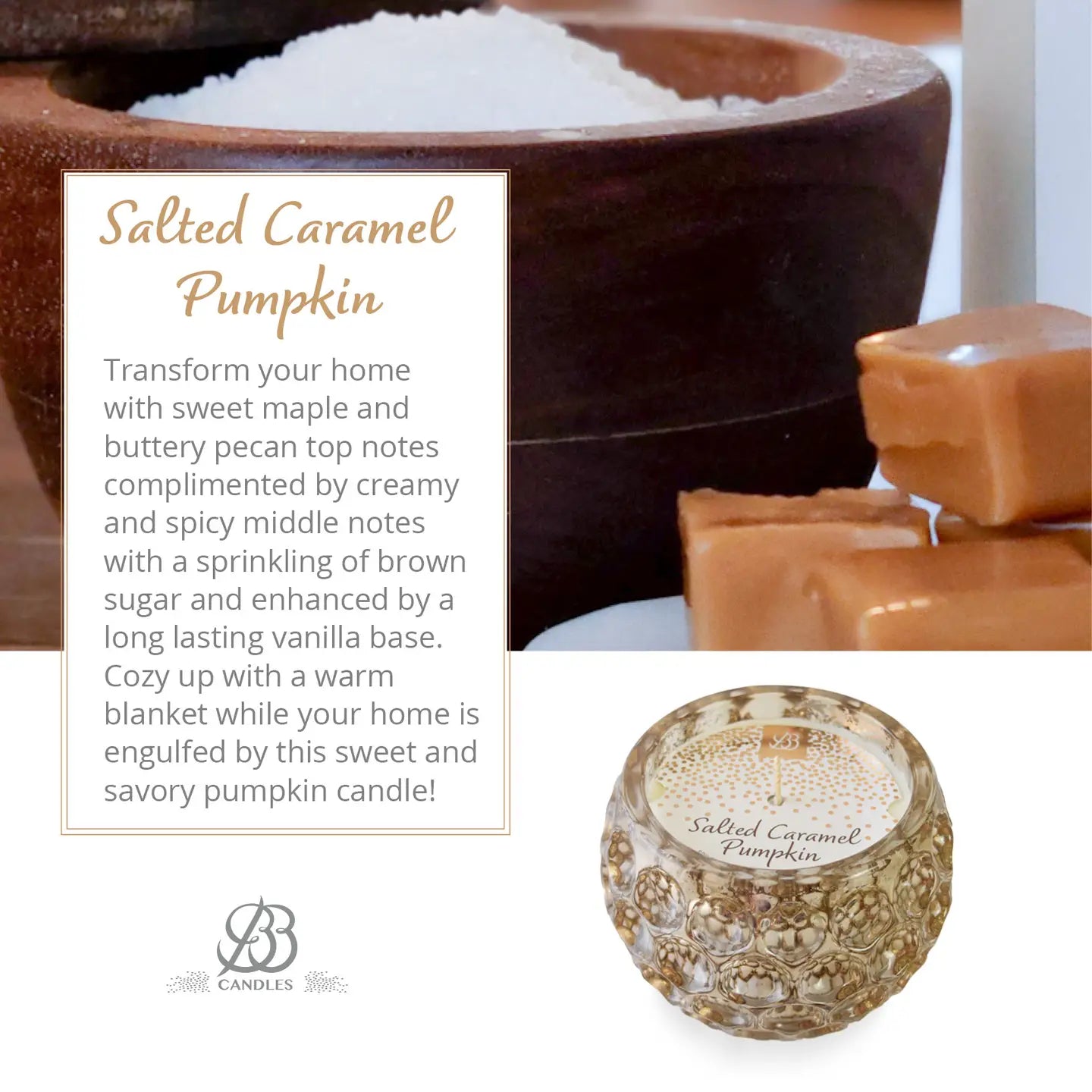 Bb Illumination Holiday Collection-9oz-Salted Caramel Pumpkin Candle