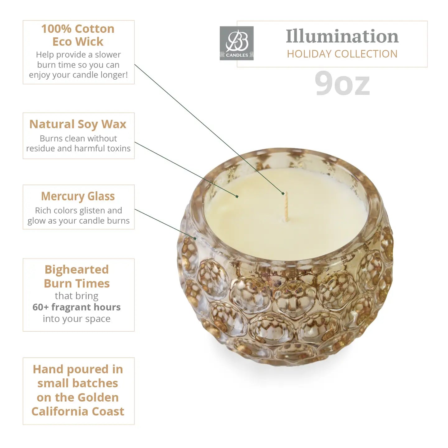 Bb Illumination Holiday Collection-9oz-Salted Caramel Pumpkin Candle