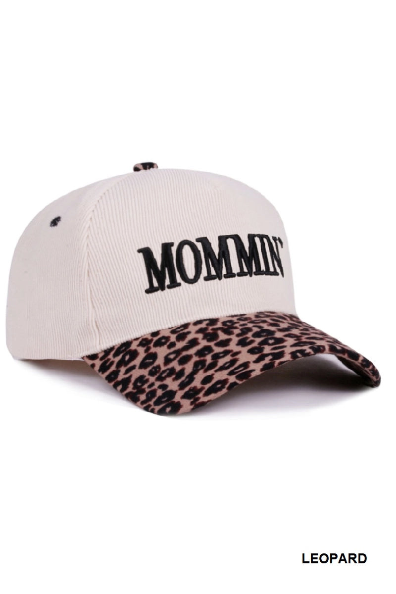 Mommin’ Two Tone Corduroy Cap