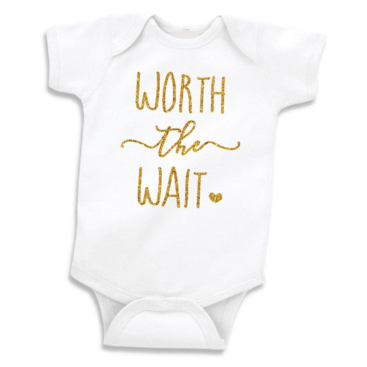 Worth the Wait, Baby Announcement Onesie