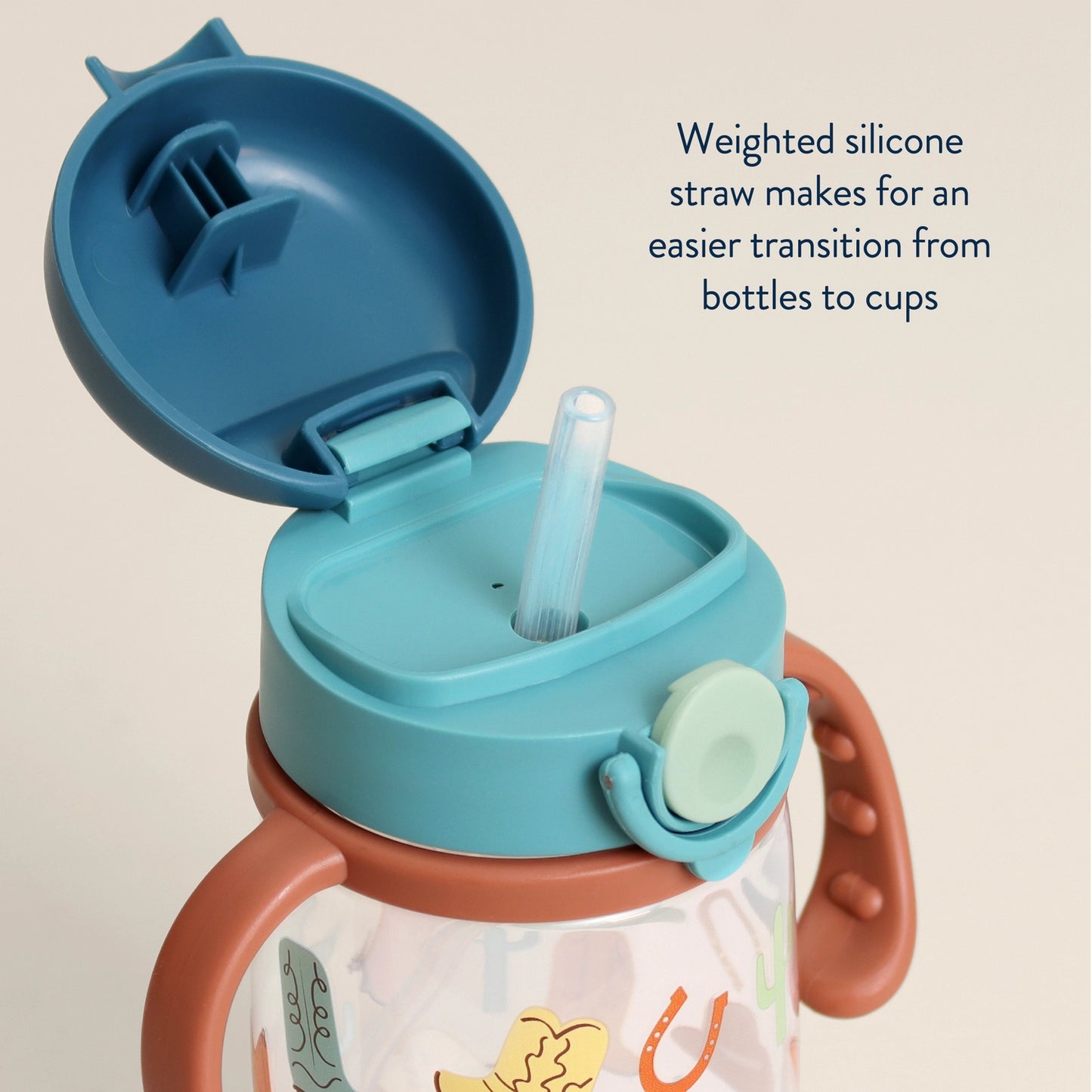 Itzy Sips™ - Straw Cup with Snap-Close Lid
