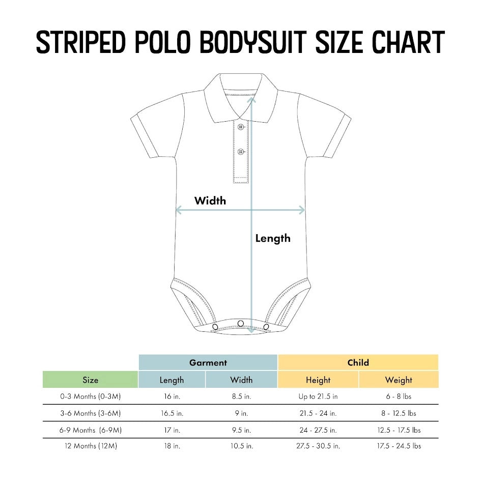 Clemson Tigers Striped Infant Polo Bodysuit - Orange/Purple
