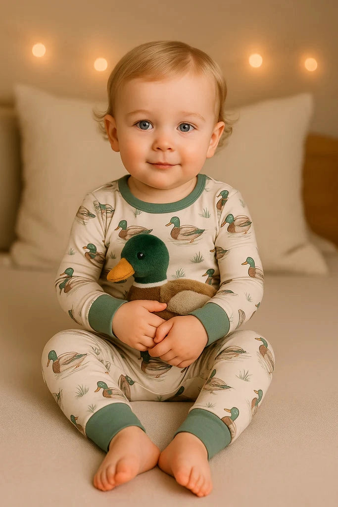 Mallard Duck Bamboo 2 Piece Set