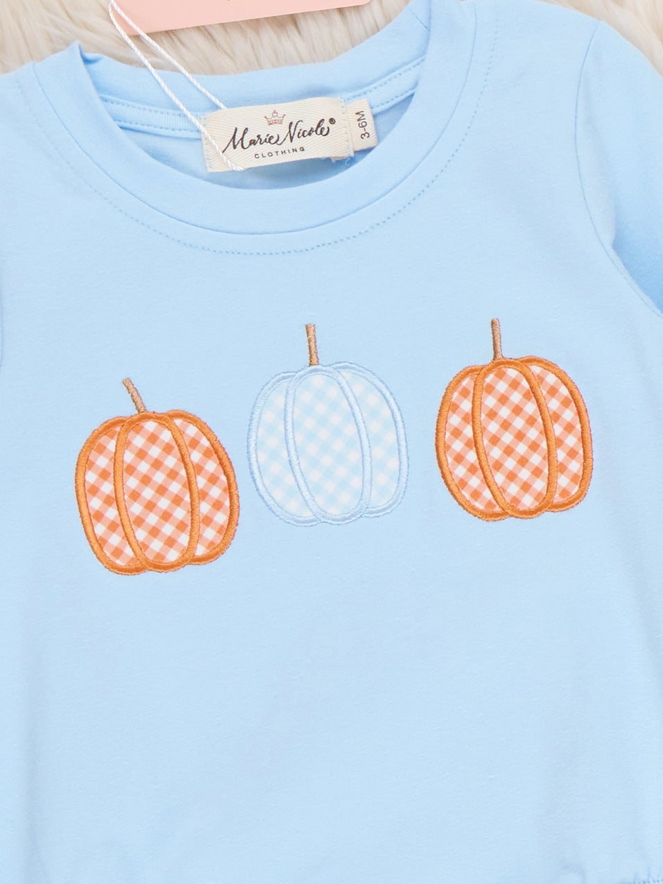 Pumpkin Patch Days Embroidered Bubble Romper