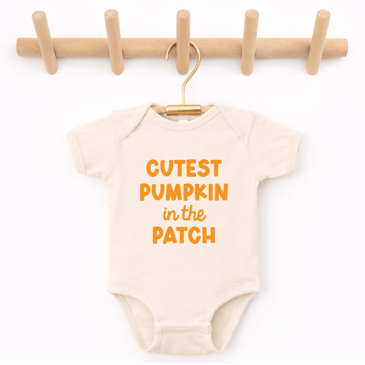 Cutest Pumpkin in the Patch Halloween Onesie
