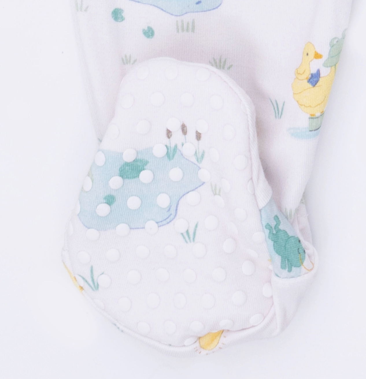 Frog and Duck Pond 2 Way Zipper Footie
