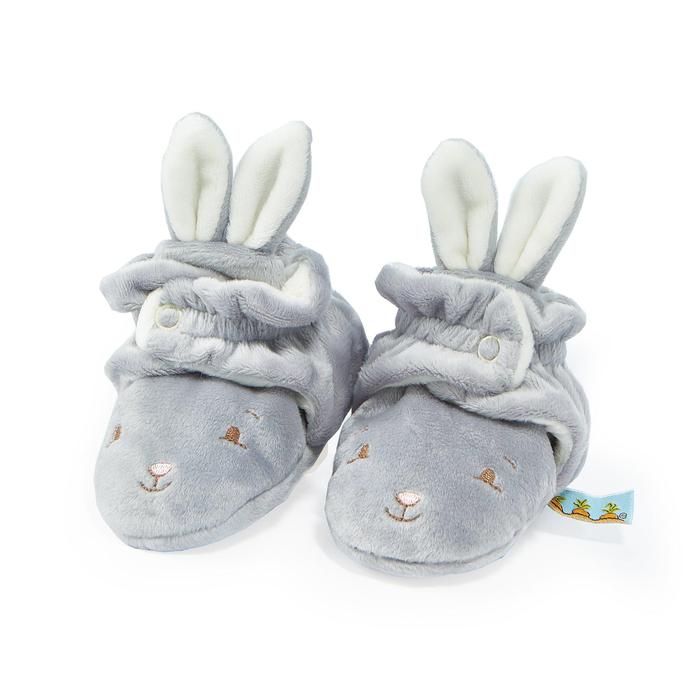 Bunnies By The Bay Bloom Boxed Hoppy Fee Slippers - Grey