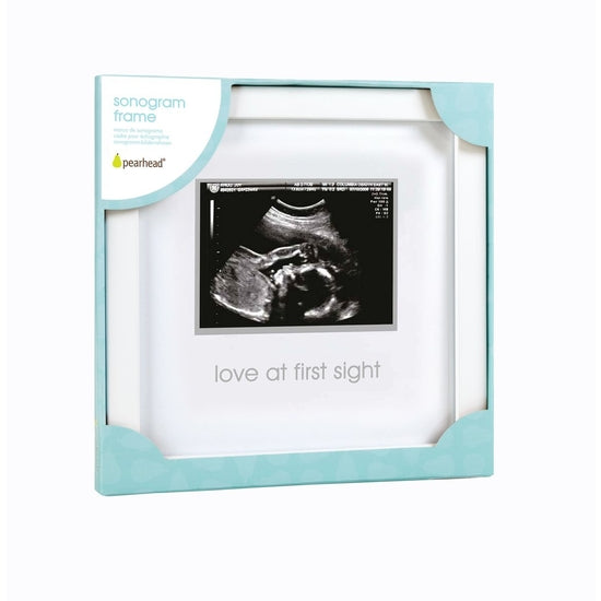 Pearhead White Sonogram Frame - Love At First Sight