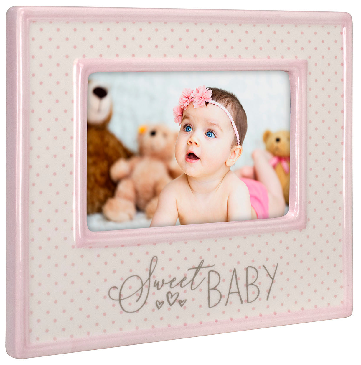 Malden Sweet Baby Ceramic Frame - Pink