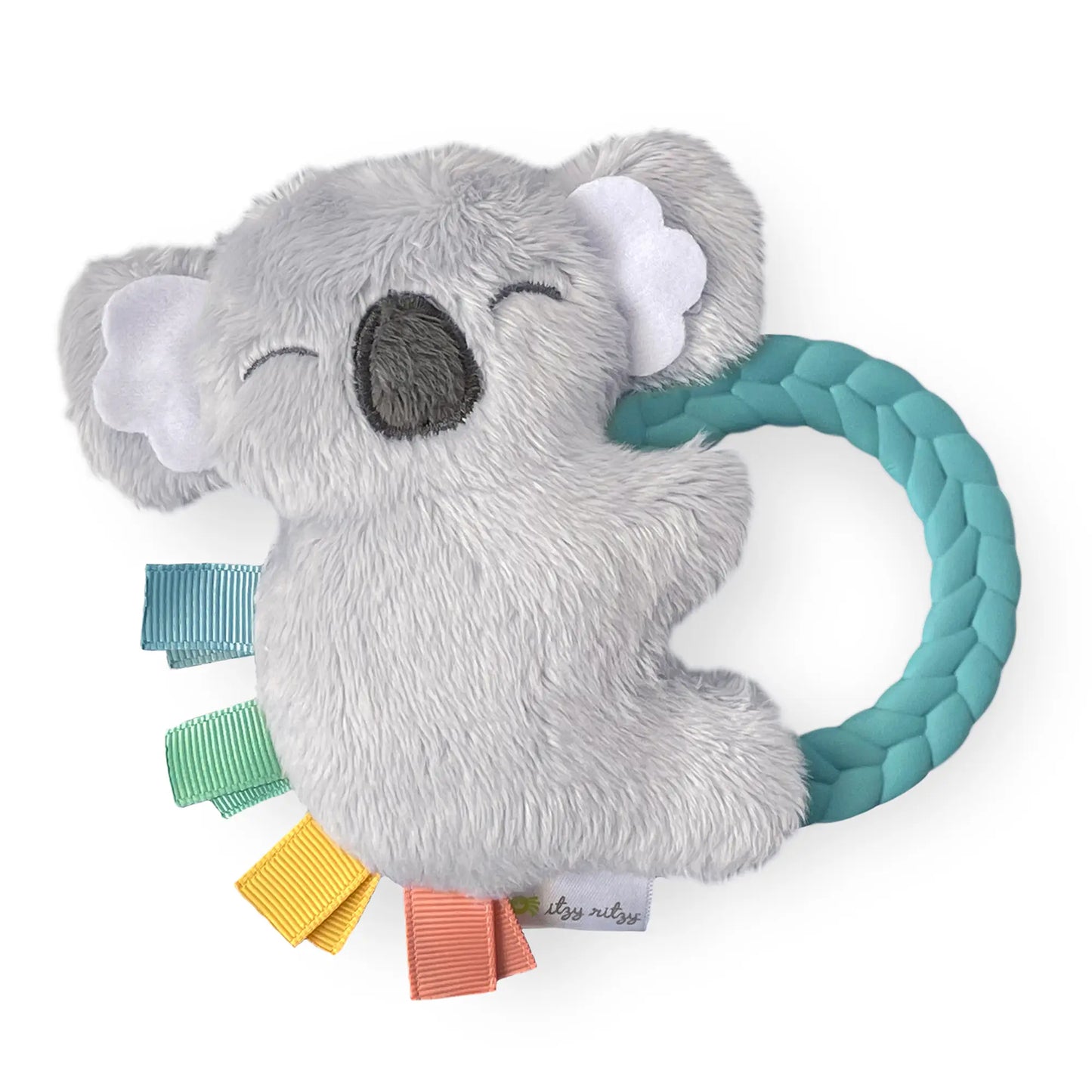 Itzy Ritzy Rattle Pal Plush Rattle Pal with Teether