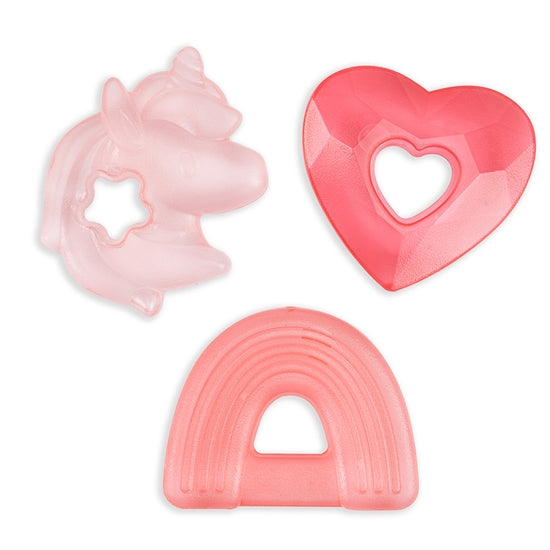 itzy ritzy Cute Coolers Water Filled Teethers - 3 Pack - Multiple Styles