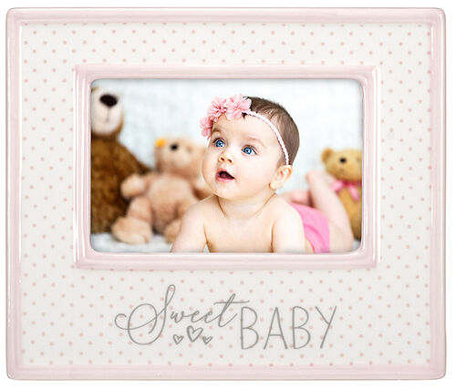 Malden Sweet Baby Ceramic Frame - Pink
